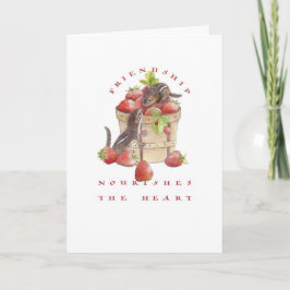 Cartes Pour Fêtes Annuelles Valentine/tamia de fraise