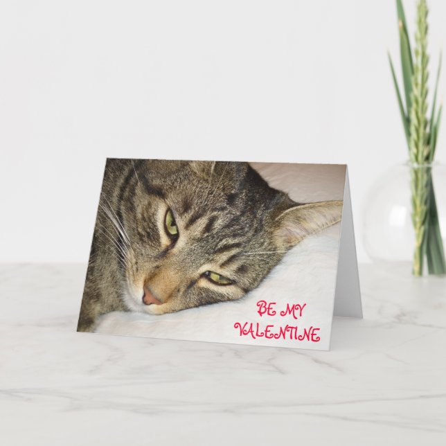 Cartes Pour Fêtes Annuelles Valentine tigré (Devant)