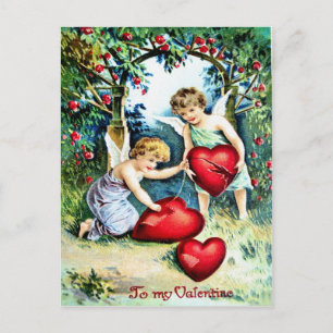 Cartes Pour Fêtes Annuelles Valentine victorienne
