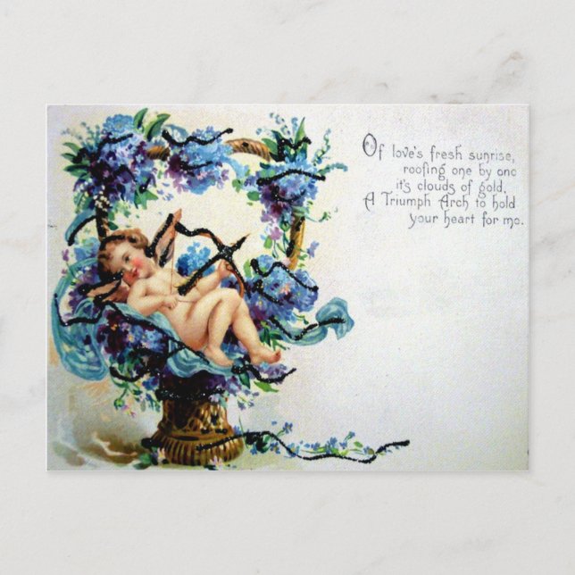 Cartes Pour Fêtes Annuelles Valentine victorienne (Devant)