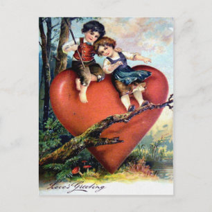 Cartes Pour Fêtes Annuelles Valentine victorienne