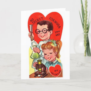 Cartes Pour Fêtes Annuelles Valentine vintage - aucune formule secrète,
