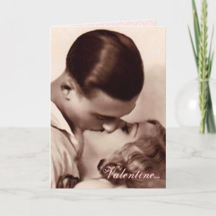 Cartes Pour Fêtes Annuelles Valentine vintage de l'amant