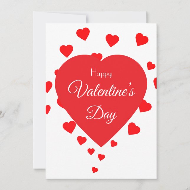 Cartes Pour Fêtes Annuelles Valentine's (Devant)