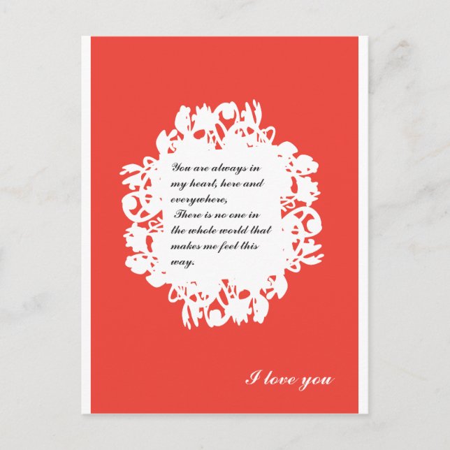 Cartes Pour Fêtes Annuelles valentines-12 (Devant)