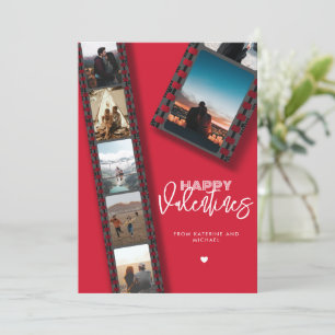 Cartes Pour Fêtes Annuelles Valentines Camera Roll 6 Photo Collage Couple