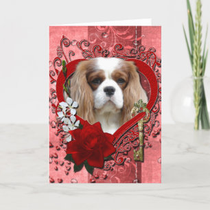 Cartes Pour Fêtes Annuelles Valentines - Clé de mon coeur - Cavalier - Lumière