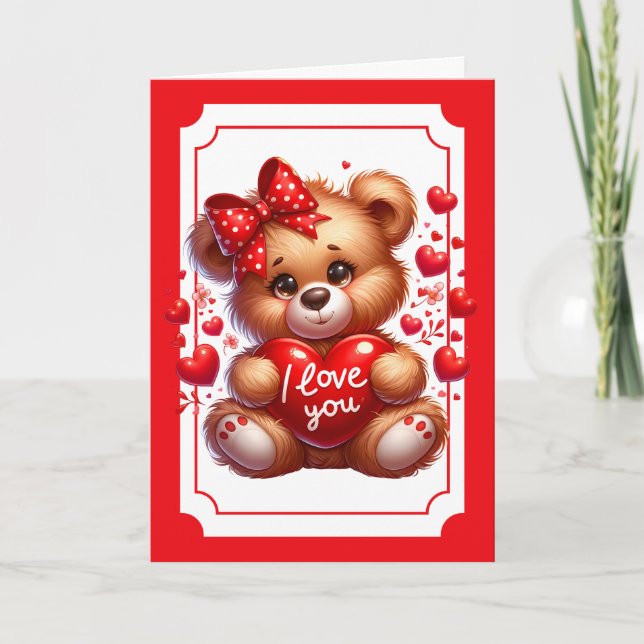 Cartes Pour Fêtes Annuelles Valentine's Day Card (Devant)