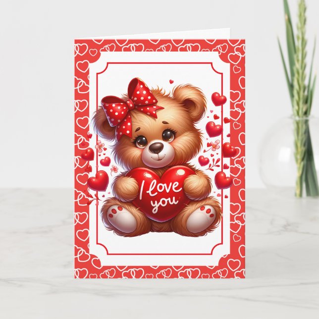 Cartes Pour Fêtes Annuelles Valentine's Day Card (Devant)