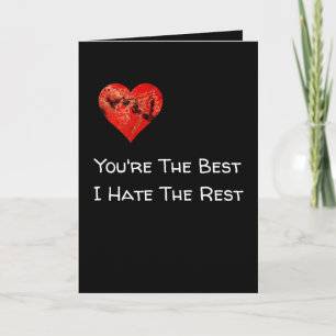 Cartes Pour Fêtes Annuelles Valentine's Day Card Drôle Vous êtes le meilleur p