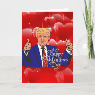 Cartes Pour Fêtes Annuelles valentines day donald trump