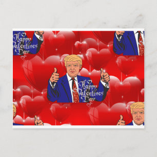 Cartes Pour Fêtes Annuelles valentines day donald trump