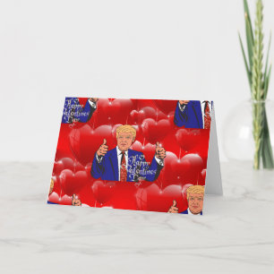 Cartes Pour Fêtes Annuelles valentines day donald trump
