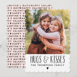 Cartes Pour Fêtes Annuelles Valentine's Day Hugs Kisses Photo