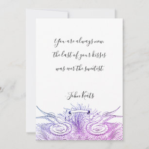 Cartes Pour Fêtes Annuelles Valentines Day Love Citation manuscrite Script