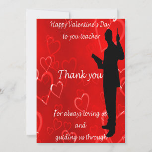 Cartes Pour Fêtes Annuelles Valentines Day Pour Les Enseignants