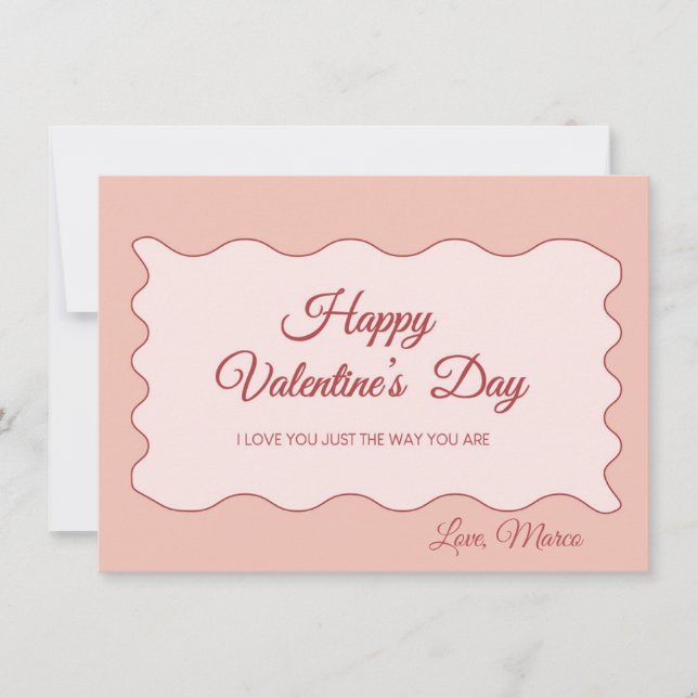 Cartes Pour Fêtes Annuelles Valentine's Day Sweet Holiday Card (Devant)