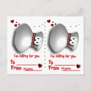 Cartes Pour Fêtes Annuelles valentines de bowling