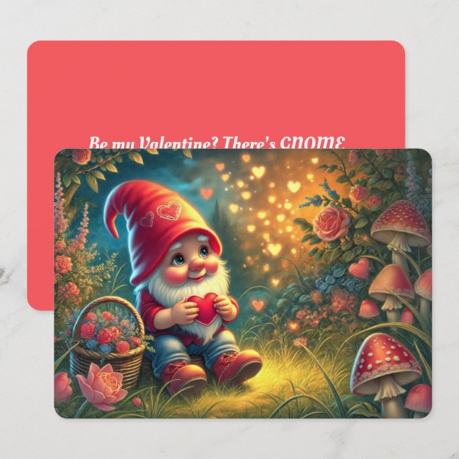 Cartes Pour Fêtes Annuelles Valentines Jour Appartement de vacances (Devant / Derrière)
