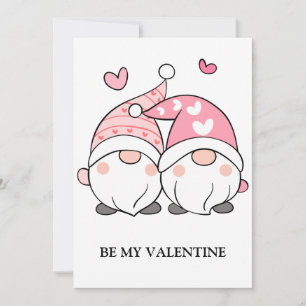 Cartes Pour Fêtes Annuelles Valentines Jour mignonne Amour Gnome de vacances