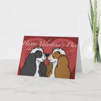 Cartes Pour Fêtes Annuelles Valentines Parti Cocker Spaniel