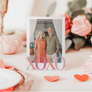 Cartes Pour Fêtes Annuelles Valentines photo XOXO modernes