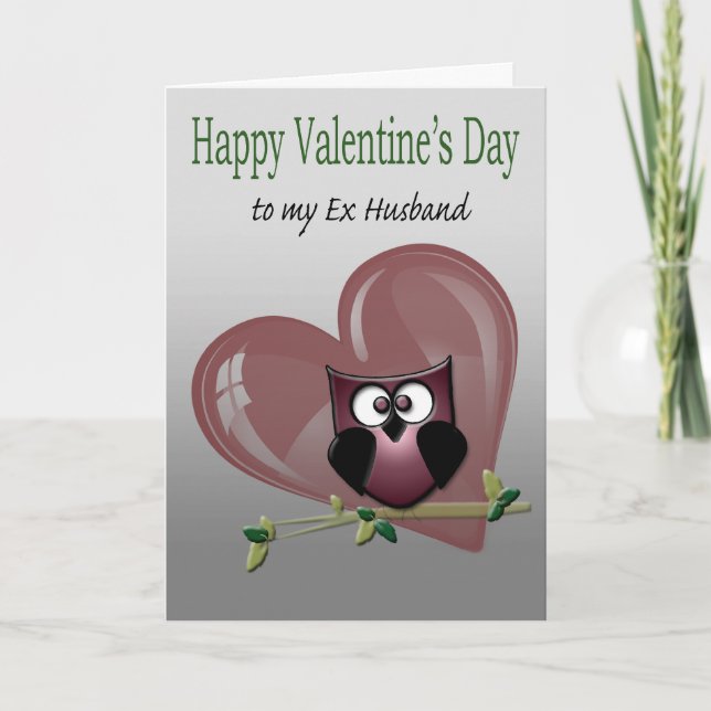 Cartes Pour Fêtes Annuelles Valentine's to my ex-husband (Devant)