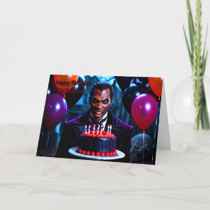 Cartes Pour Fêtes Annuelles Vampire Gothique - Anniversaire Halloween