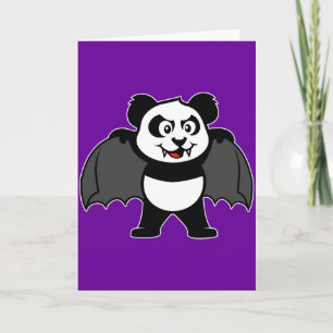 Cartes Pour Fêtes Annuelles Vampire Panda