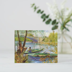 Cartes Pour Fêtes Annuelles Van Gogh Pêche au printemps