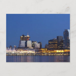 Cartes Pour Fêtes Annuelles Vancouver Skyline