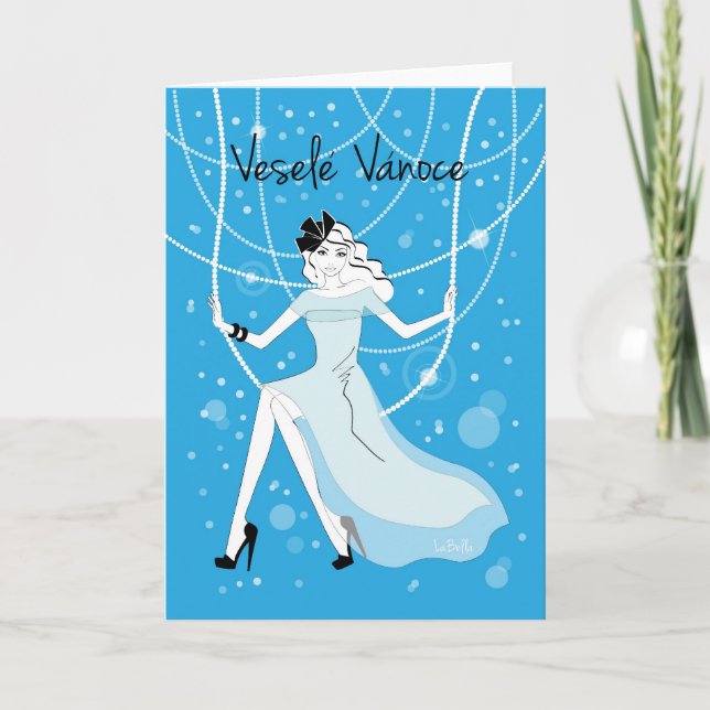 Cartes Pour Fêtes Annuelles Vánoční a planté (Devant)