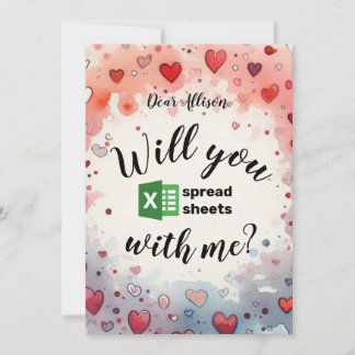 Cartes Pour Fêtes Annuelles Vas-tu faire des feuilles de calcul avec moi pour