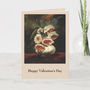 Cartes Pour Fêtes Annuelles Vase avec Peonies de Vincent van Gogh