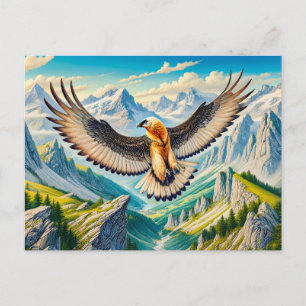 Cartes Pour Fêtes Annuelles Vautour des Alpes