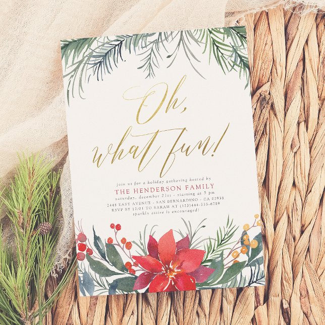 Cartes Pour Fêtes Annuelles Végétation d'hiver Fête de Noël (Créateur téléchargé)