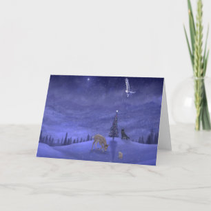 Cartes Pour Fêtes Annuelles Veille nocturne