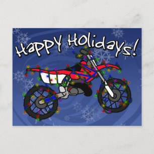 Cartes Pour Fêtes Annuelles Vélo Red Dirt Noël