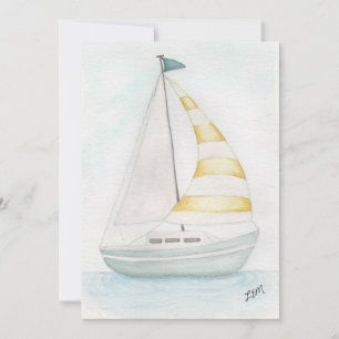 Cartes Pour Fêtes Annuelles Venez naviguer au loin