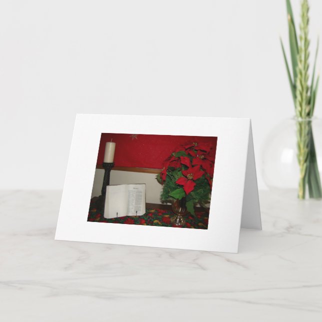 Cartes Pour Fêtes Annuelles Véritable signification de Noël (Devant)