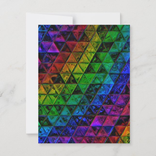 Cartes Pour Fêtes Annuelles Verre de fierté (Devant)