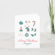 Vert mignon non photo Dessins de Noël simples