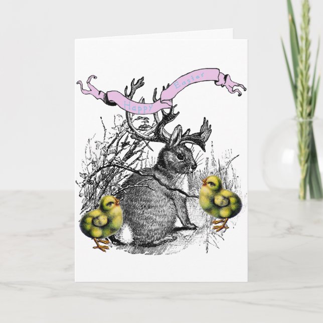 Cartes Pour Fêtes Annuelles Veste de Pâques (Devant)