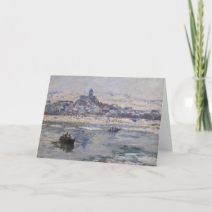 Cartes Pour Fêtes Annuelles Vetheuil en Hiver