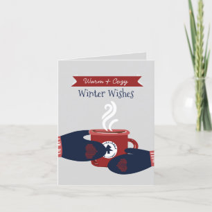 Cartes Pour Fêtes Annuelles Veux les plus chauds Hygge Café Noël