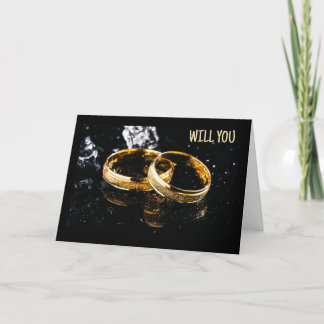 CARTES POUR FÊTES ANNUELLES VEUX-TU "ME MARIER" ?