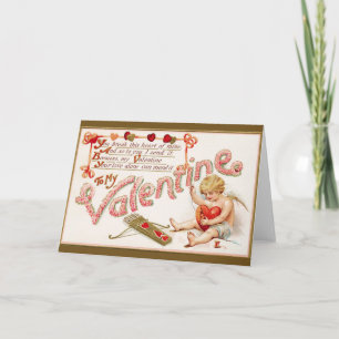 Cartes Pour Fêtes Annuelles Victorian Broken Heart Valentine