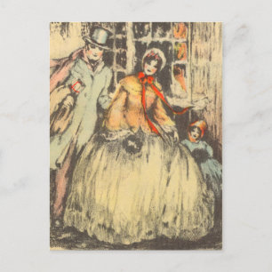 Cartes Pour Fêtes Annuelles Victorian Christmas Postcards