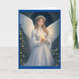 Cartes Pour Fêtes Annuelles Victorian Vintage Retro Christmas Angel