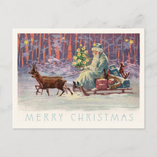Cartes Pour Fêtes Annuelles Vienne Woods Père Noël